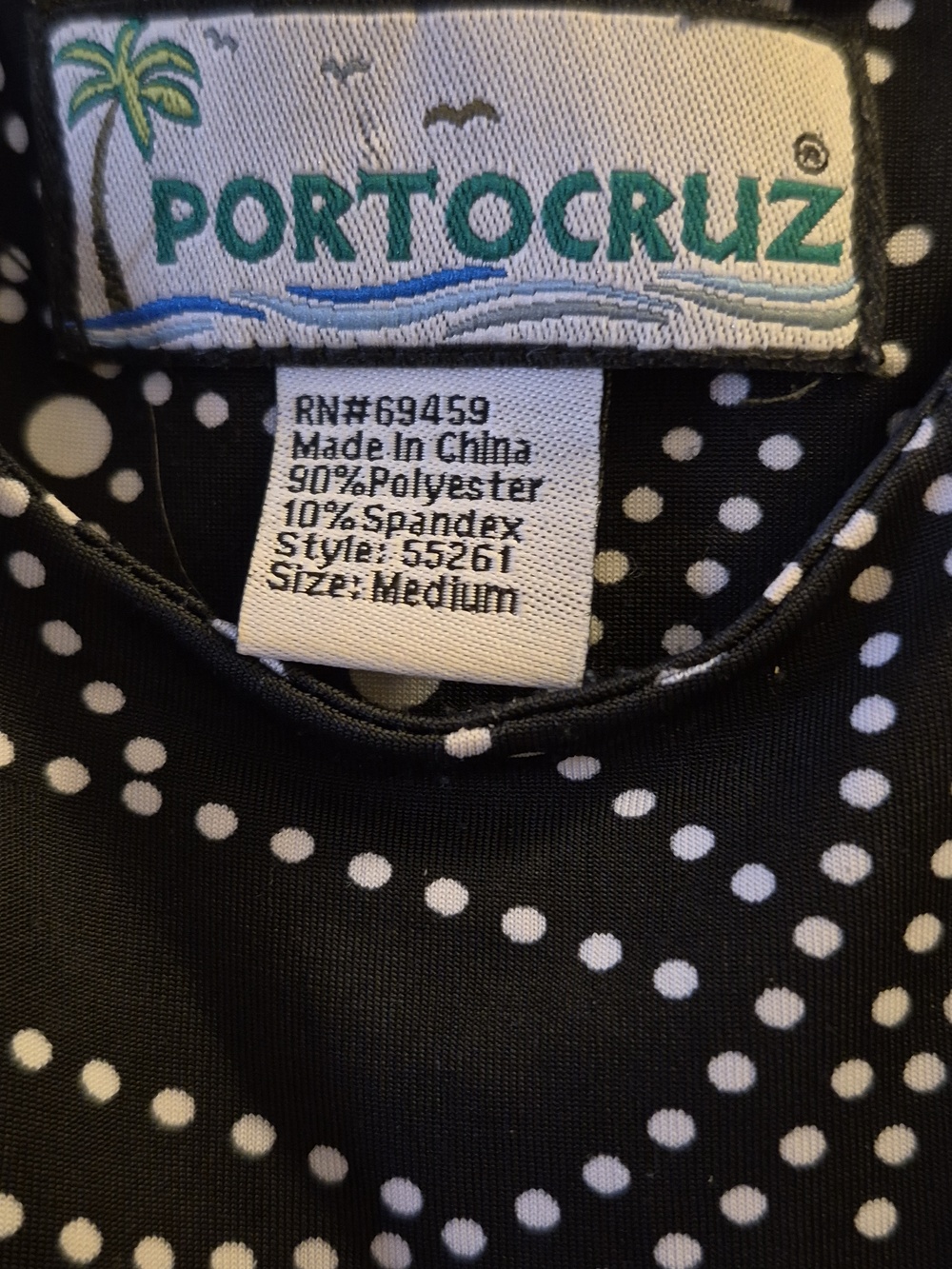 Porto Cruz Black & White Printed Mini Tank Dress - Picture 5 of 5